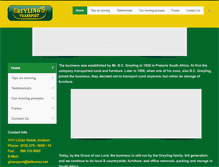 Tablet Screenshot of greylingtransport.co.za